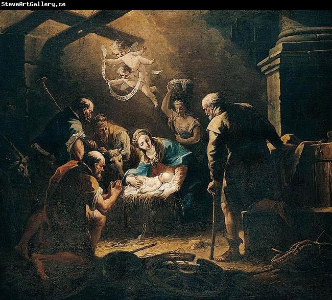 Gaspare Diziani The Adoration of the Shepherds